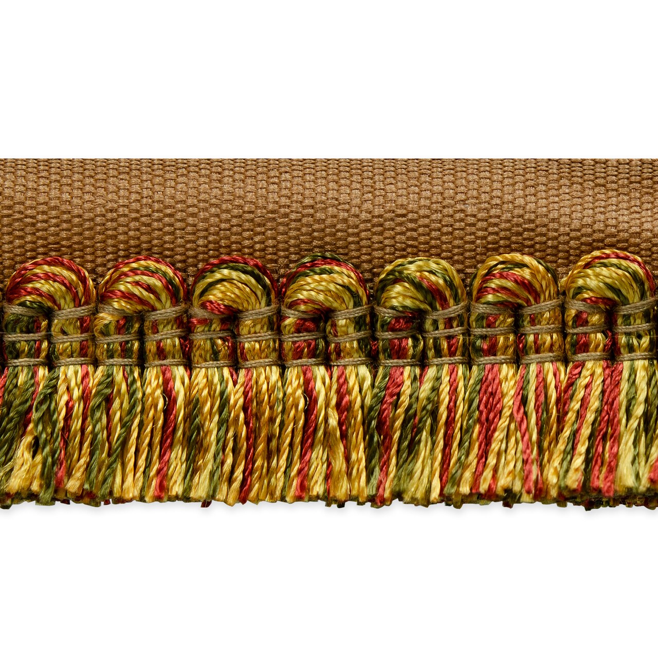 5 Yards of Heavy Premiun Cut Fringe - Acorn Multi | 5 yard cut